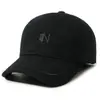 Novo Chapéu de Algodão Masculino para Exterior de Inverno para Homens de Meia-Idade e Idosos Vovô com Pelúcia Quente Boné de Baseball Proteção para Orelhas de Velho Proteção Contra Frio Chapéu Bico de Pato