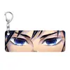 Llavero Colgante de Tarjeta Transparente Acrílica de Demon Slayer con Ojos Brillantes, Regalos al por Mayor para Convenciones de Cómics, Regalos Creativos de Año Nuevo
