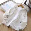 Ropa de Protección Solar para Niños, Nuevo Modelo de Verano para Niños y Niñas, Chaqueta Solar con Protección UV, Abrigo Ligero de Seda Helada para Niños Mayores