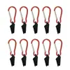 Clip de plástico para tienda de campaña, pinza de cocodrilo, hebilla para cuerda de viento para acampar, clip para toldo, clip de cuerda a prueba de viento para tienda de campaña al aire libre, mini clip para exteriores