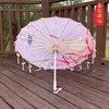 Guarda-chuva de Papel de Óleo Pétala Borla Clássico Meninas Dança Desempenho Adereços Dinastia Han Guarda-chuva de Fotografia Decoração Cheongsam Guarda-chuva Infantil