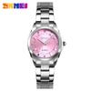SKmei hermoso tiempo exquisito engaste de pedrería creativo casual reloj de mujer nicho trémolo reloj de cuarzo impermeable para mujer