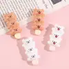 Accesorios de resina de dibujos animados de cachorros de línea Accesorios DIY hechos a mano con pegamento de crema para funda de teléfono llavero pasador imán para refrigerador