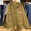 Ropa a Prueba de Viento para Montañismo Estilo Japonés para Hombres y Mujeres, Chaqueta Impermeable Holgada con Capucha para Trabajo, Casual para Exteriores 482213