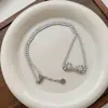 Collar de Lazo Completo de Diamantes para Mujer, Estilo de Lujo Ligero, Cadena para Clavícula con Colgante de Gato Incrustado de Diamantes, Accesorio de Moda Versátil Exquisito