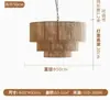 Lámpara de araña grande de estilo chino nuevo de cuatro capas, totalmente de cobre, para villas con techos altos, casas dúplex y casas de construcción propia, adecuada como iluminación principal para la sala de estar y el comedor.
