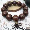Barraca Taobao fornece pulseira de contas de sândalo de seda dourada, contas de rosário, pulseira de casal para homens e mulheres, joias