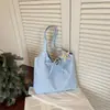 Bolsa de Ombro Tote Casual com Personalidade Fresca e Estilosa, Grande Capacidade, Textura Simples, Novo Modelo 2026 para Mulheres