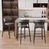 Taburete alto para el hogar estilo lujo ligero taburete de bar respaldo nórdico taburete para barra de isla mostrador simple italiano lujo ligero taburete alto para el hogar