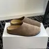 Nuevos Zapatos Birkenstock Otoño 2024 Estilo Fila de Suela Gruesa Slip-On Planos Perezosos Mocasines Cerrados Birkenstock para Mujer