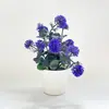 Flor Artificial Mini Bonsái Estilo Europeo Ins Decoración Artificial de Interior Planta de Alta Imitación Ecológica Exhibición de Bonsái Venta al por Mayor