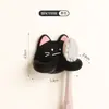 Xin Zao Suporte de Escova de Dentes Gatinho Fofo Montado na Parede Prateleira de Armazenamento Multifuncional Organizador de Armazenamento para Cabos de Dados e Plugues Ferramenta