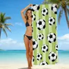 Toalha de Praia Periférica da Copa do Mundo de 2026 México e EUA Toalha de Banho de Microfibra de Futebol Transfronteiriça Toalha Absorvente de Secagem Rápida