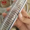 Manguera de alambre de acero de PVC, manguera de plástico de material nuevo transparente, manguera de plástico resistente al aceite y a los álcalis, tubería de bombeo de plástico resistente a altas y bajas temperaturas