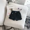 Ropa para Niños Verano Nuevo Color Sólido Pantalones Estilo Coreano Niñas Casual Jeans Blancos Shorts Negros para Niños Pantalones Cortos Calientes para Bebé