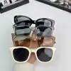 2025 nuevos gafas de sol gm negras populares coreanas para hombre y mujer montura generosa