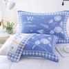 Par de Toallas de Almohada de Gasa de Algodón Puro para Pareja Regalo Doméstico de Alta Gama Extra Gruesas Absorbentes de Sudor Transpirables Sin Pelusa