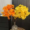 Flores de Orquídea Copo de Nieve Artificiales para Decoración de Salón de Bodas, Arreglos de Flores Artificiales para Pasillos, Accesorios de Fotografía para Exteriores, Flores Artificiales