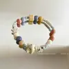Venda Direta de Fábrica ~ Pulseira de Gato Doce e Fresca para Mulheres, Pulseira Tendência de Nicho com Design de Ponta Despertar do Leão, Joias Doces e Frescas para Mulheres