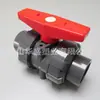 2- 1.0/2polegada PVC-U Válvula de Esfera Dupla por Comando DN65pvc-u Válvula de Esfera Viva 75upvc Válvula de Esfera Plástica de Engate Rápido