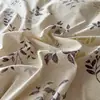 Estilo Retro Francés Grado A Madre y Bebé Lino Crudo Gasa Doble Juego de Sábanas de Cuatro Piezas Funda Nórdica Algodón Puro Dormitorio Juego de Tres Piezas~