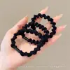 Nova Borracha de Cabelo para Rabo de Cavalo Alto Elástico Alto Faixa Grossa para Cabeça Estilo Preguiçoso Sem Costura Acessório de Cabelo Headwear Acessórios de Cabelo Coreanos