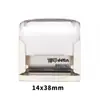 Zhuodade carimbo retangular autotintado flip stamp material atacado carimbo DY10111213152624