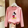 Camiseta de manga larga para niño 2026 nueva ropa de primavera y otoño para niños, camiseta básica de algodón puro para niño, top estiloso para niños mayores