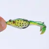 Rana Trueno Biónica Giratoria Tractor de Superficie de Agua Acero de Alto Carbono Doble Gancho 9cm13g Señuelo Luya Señuelo Blando Transfronterizo