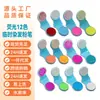 Tiza para el cabello 36 colores polvo para el cabello desechable pastel de tiza fácil de colorear fácil de lavar artefacto para colorear y rellenar color