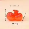 Miniatura Dibujos Animados Luminoso Mordisco Fruta Comida Juguete Lindo Coche Escritorio Resina Adornos DIY Decoraciones Hechas a Mano