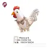 Novo carrinho de caminhada com rodas animal filme de alumínio balão desenho animado em pé imitação corda brinquedo real feira noturna praça atacado