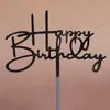 Cartão de Dia dos Pais Inserção Decoração de Bolo de Aniversário Mesa de Sobremesas de Confeitaria Layout de Cena de Fantasia Série Acrílica