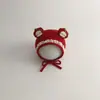 Chapéu de Bebê Coreano Yipan Outono e Inverno Novo Fofo com Renda Proteção de Orelha Chapéu de Bebê Feminino Chapéu Protetor de Porta para Bebê Chapéu Fetal