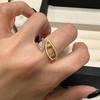 Anel vintage folha dourada romântico vazado folha caída medieval luxo leve contraste anel de diamante de alta qualidade para mulheres