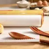 Papel Silicone 5m Suplemento Alimentar Bebê Bolo Cozido no Vapor Papel Manteiga Pele de Jumento Gelatina Bolo Papel à Prova de Gordura Dupla Face Ferramenta Especial para Forno