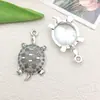 Acessórios de Joias de Liga DIY Tartaruga Marinha Pequeno Pingente Pulseira Colar Decoração de Presente Material Pingente