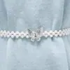 Corrente de Cintura com Contas para Mulheres, Acabamento Elástico de Cintura de Alto Padrão para o Verão, Cinto Decorativo de Cintura, Cinto Fino, Cinto Elástico para Mulheres Combinar com Vestidos