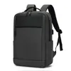 Mochila de negócios transfronteiriça, bolsa masculina multifuncional para laptop, design casual e simples, pode ser personalizada com logotipo