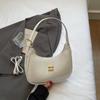 Bolso Dumpling de Cuero Patentado a la Moda para Llevar en la Mano para Mujer 2025 Nuevo Estilo de Principios de Otoño Bolso de Axila Sencillo y Versátil Bolso de Hombro Único de Gama Alta para Mujer