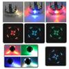 Luz de cubo de rueda solar luminosa sin cables para coche, luz de flash colorida, cubierta de cubo de rueda modificada, luz de rueda luminosa automática