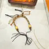 Cuerda de Mano Semi-Terminada Tejida a Mano Joyería para Cuerda de Mano Se Puede Ensartar Joyería de Mano DIY Cuerda de Mano de Cera de Abeja Dzi Pulsera Venta al por Mayor