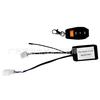 Luz de Trabajo para Coche y Motocicleta Foco LED 9-36V Juego de Cables Haz Lejano y Cercano Control Remoto Inalámbrico Monocolor y Doble Color Arnés de Cableado para Coche
