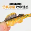 Pez Saltarín Señuelo de Pesca con Plomo Incorporado Anti-enganche Fondo Pez Mandarín Pez Negro Bagre Lubina Señuelo Artificial de Pesca Señuelo Blando Pesca en Mar Agua Dulce