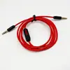 Cable de audio para micrófono, audífono, cable de control de llamadas para juegos de audio AUX, cable de audífono para teléfono móvil, 3.5 macho a macho