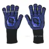 Guantes Retardantes de Llama, Resistentes al Fuego, Resistentes a Altas Temperaturas hasta 800 Grados, Para Barbacoa BBQ, Horno de Microondas, Horneado, Guantes de Silicona Aislantes del Calor Anti-Escaldaduras