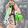 Panda Giratorio de Dibujos Animados Souvenir Mercancía Modelo Nuevo 2026 Llavero para Coche Colgante para Mochila Accesorio Pequeño de Moda