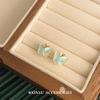 Novos brincos coloridos de borboleta de verão estilo fada feminino pequeno simples elegante elegante nicho colorido brincos de todos os fósforos