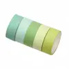 Cinta Washi de Color Sólido Hecha a Medida, Pegatinas para Diario, Cinta Decorativa DIY, Empaque para Diario, Desprendible