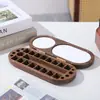 Caja de Pintura de Madera Spot Estilo Ins para Niños Caja de Pintura de Madera 12 Compartimentos 24 Compartimentos Caja Paleta de Acuarela Caja de Madera para Pigmentos